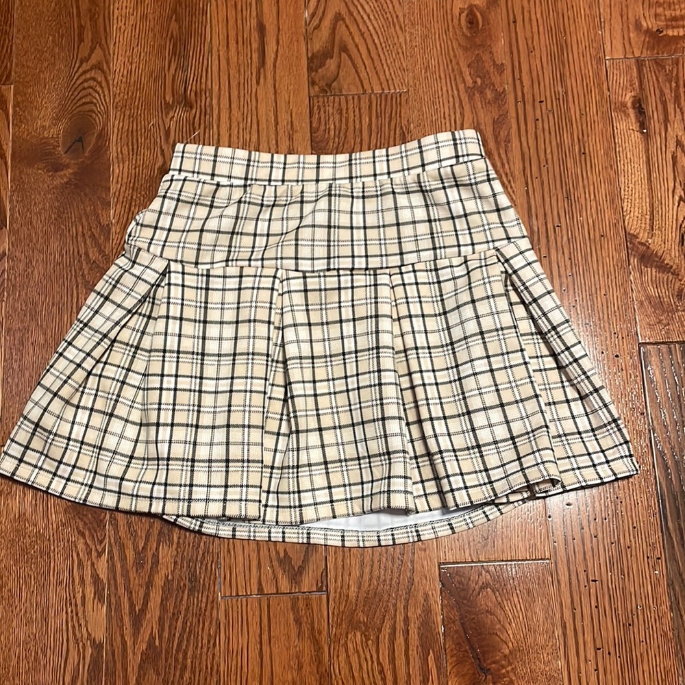 Plaid skirt size small